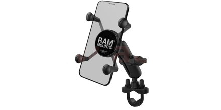 kompletná zostava držiaku mobilného telefónu X-Grip s objímkou na riadidlá, RAM Mounts M021-076