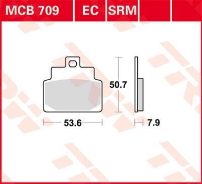 brzdove platničky TRW MCB709EC