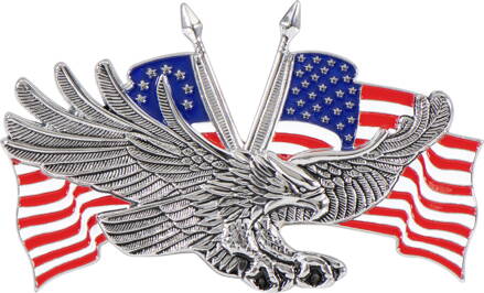 znak EAGLE WITH US-FLAG veľký 10039955