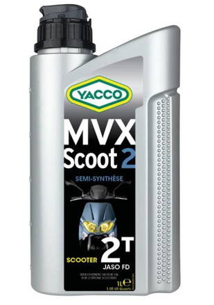 Motorový olej YACCO MVX SCOOT 2, YACCO (1 l) MY 33381