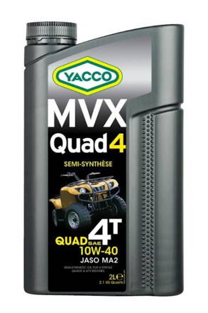Motorový olej YACCO MVX QUAD 4T 10W40, YACCO (2 l) MY 33412