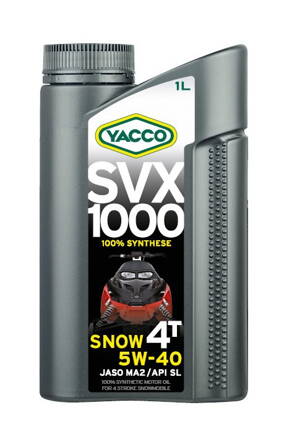 Motorový olej YACCO SVX 1000 SNOW 4T 5W40, YACCO (1 l) MY 33501