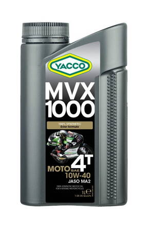 Motorový olej YACCO MVX 1000 4T 10W40, YACCO (1 l) MY 40711