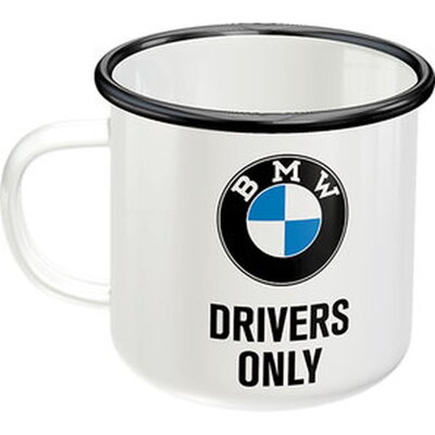 plechová šálka BMW Drivers only 10014952