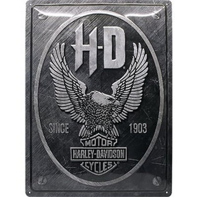 plechová tabuľa Harley-Davidson Eagle 10014964