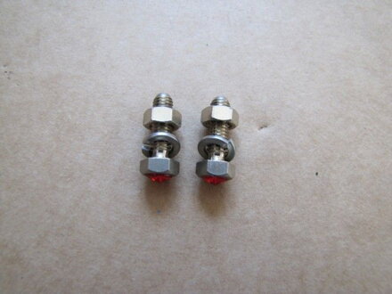 Skrutka ozdobná M5x16 mm, 2ks, Červená 008782 Skrutka ozdobná M5x16 mm, 2ks, Červená 008782