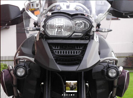 Kryt olejového chladiča MARSELUS pre BMW GS 1200 Adventure a GS 1200 od r.v 2008 06-18