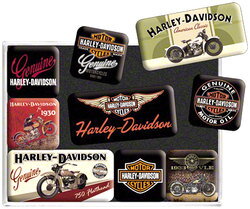 HARLEY DAVIDSON 9 dielny set magnetiek-10014409