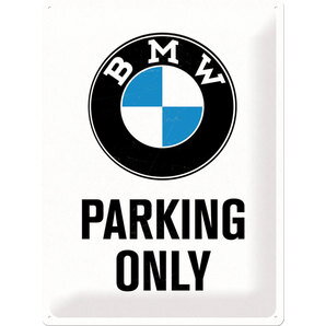 plechová tabuľa *BMW PARKING ONLY* 10014812