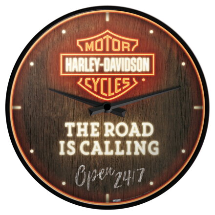 nástenné hodiny HARLEY-DAVIDSON "ROAD IS CALLING" 10015146