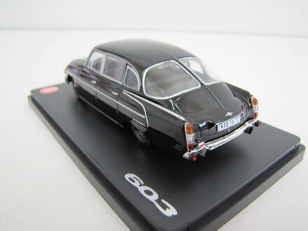 Model 1:43 - čierna, čierny interiér - Tatra 603 1002312 Model 1:43 - čierna, čierny interiér - Tatra 603 1002312