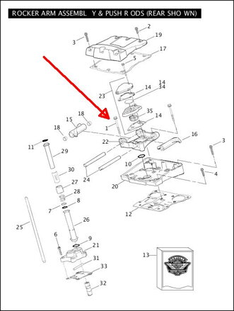 H-D screw 5/16-18 x 2-1/2 hex flange 1039