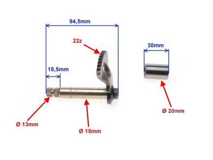 Štartovací segment 80mm pre Keeway 2T 42502613