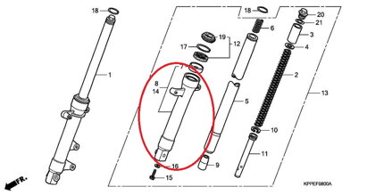 CASE COMP*NH303M 51520-KPP-901ZB