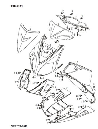 Front cover handlebar 56311QEKF000