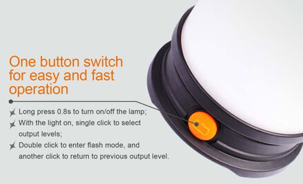 Kempingová lampa FENIX CL30R LED 60991069