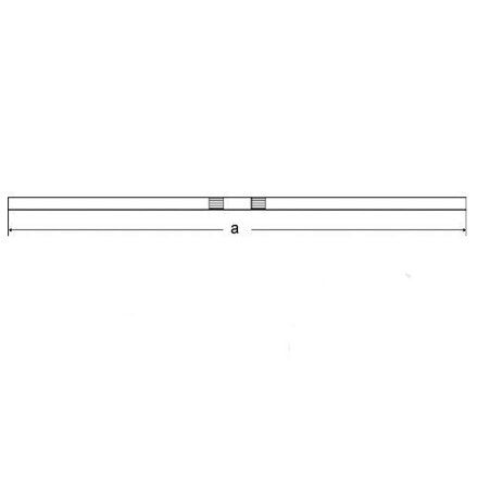 riadidlá STRAIGHT BLACK 7/8″ 22mm 7300008