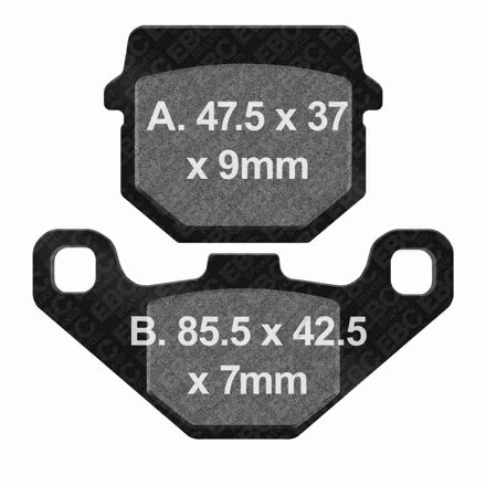 brzdové platničky EBC SFA083HH