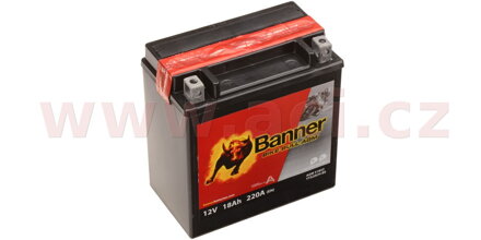 batéria 12V, YTX20CH-BS, 18Ah, 220A, BANNER Bike Bull AGM 150x87x161 BA 51822
