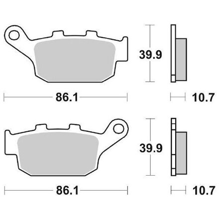 brzdové platničky NEWFREN M502-794