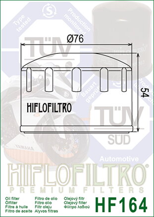 olejový filter  HF164