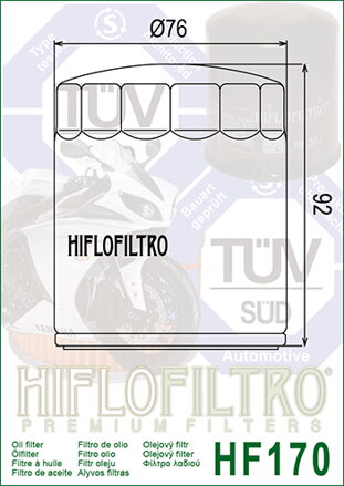 olejový filter HF170C