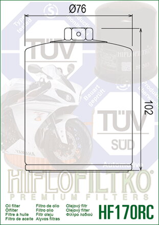 olejový filter HF170RC