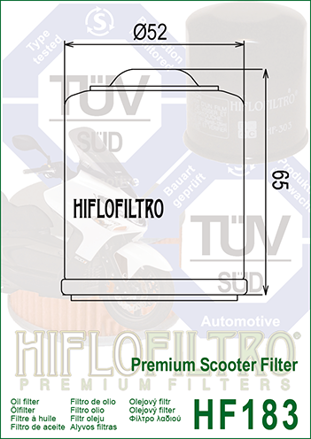 olejový filter HF183