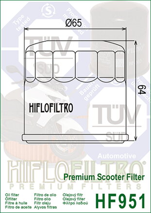 olejový filter HF951