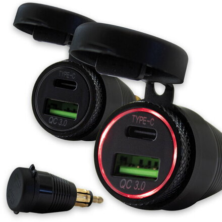 HS MOTO DUÁLNY ADAPTÉR USB 3.0 HS349039