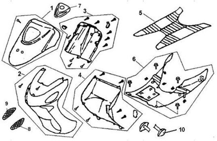 FRONT MOULDING  50298A