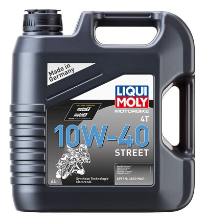 LIQUI MOLY Motorbike 4T 10W40 Street, polosyntetický motorový olej 4 l  LI 1243