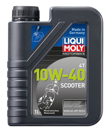 LIQUI MOLY Motorbike 4T 10W40 Scooter, minerální motorový olej 1 l  LI 1618