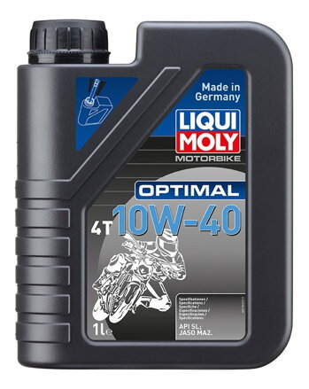 LIQUI MOLY Motorbike 4T 10W40 Optimal, minerální motorový olej 1 l  LI 21862