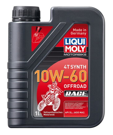 LIQUI MOLY Motorbike 4T Synth 10W60 Offroad Race, plne syntetický motorový olej 1 l  LI 3053