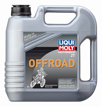 LIQUI MOLY Motorbike 2T Offroad, polosyntetický motorový 2T olej 4 l  LI 3066