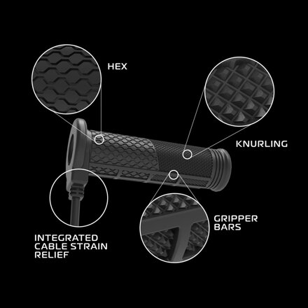 gripy vyhrievané HOTGRIPS PRO ADVENTURE, OXFORD M003-197
