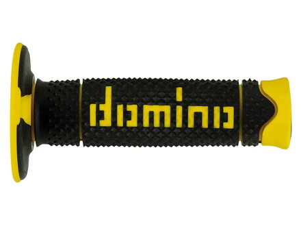 gripy (offroad) dĺžka 120 mm, DOMINO (čierno-žlté) M018-155