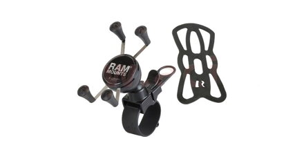 kompletná zostava univerzálneho drziak X-Grip na riadidlá do priemer 60 mm, RAM Mounts M021-007