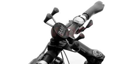 kompletná zostava univerzálneho drziak X-Grip na riadidlá do priemer 60 mm, RAM Mounts M021-007