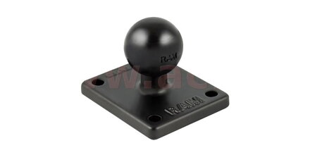obdĺžnikový adaptér, kovový, AMPS vzor dier, RAM Mounts M021-050