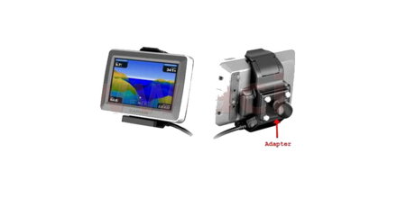 obdĺžnikový adaptér, kovový, AMPS vzor dier, RAM Mounts M021-050