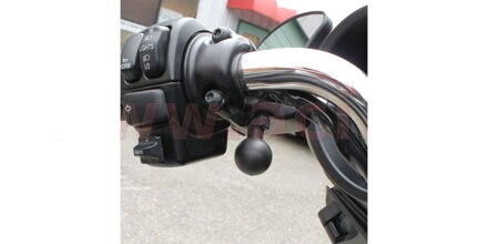 úchyt na riadidlá motocyklov H&D do pozicie spätného zrkadlá, RAM Mounts M021-082