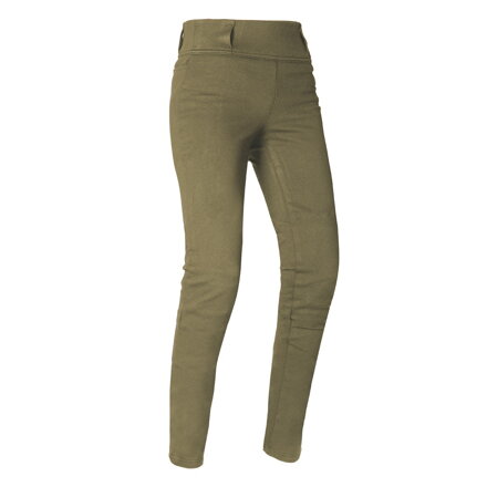 nohavice SUPER LEGGINGS 2.0, OXFORD, dámske (legíny s Aramidovou podšívkou, khaki) M111-108