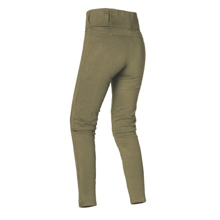 nohavice SUPER LEGGINGS 2.0, OXFORD, dámske (legíny s Aramidovou podšívkou, khaki) M111-108