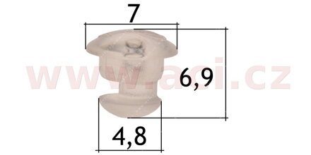 čapy pre Pinlock fóliu prilieb Bayamo, LAZER (pár) M142-209