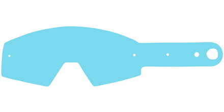 strhávacie slidy plexi pre okuliare FOX RACING radu MAIN, Q-TECH (50 vrstiev v balenie, číre) M152-257