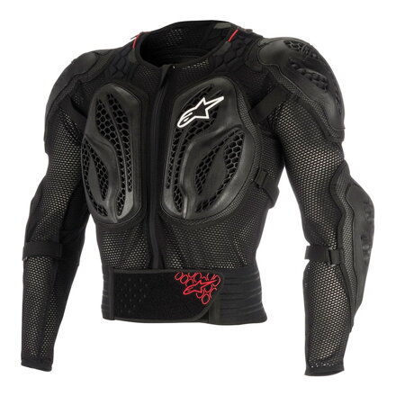 chránič tela BIONIC ACTION 2022 spĺňajúci predpisy FIM, ALPINESTARS, detský (čierny/červený)