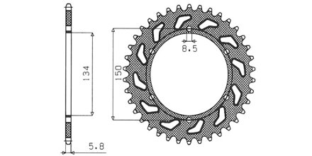 rozeta SUNSTAR M271-3029