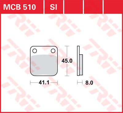 brzdove platničky TRW MCB510SI
